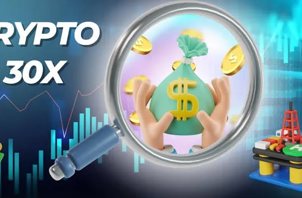 Side-by-side comparison of Crypto30x.com information platform versus Gigachad GIGA cryptocurrency token